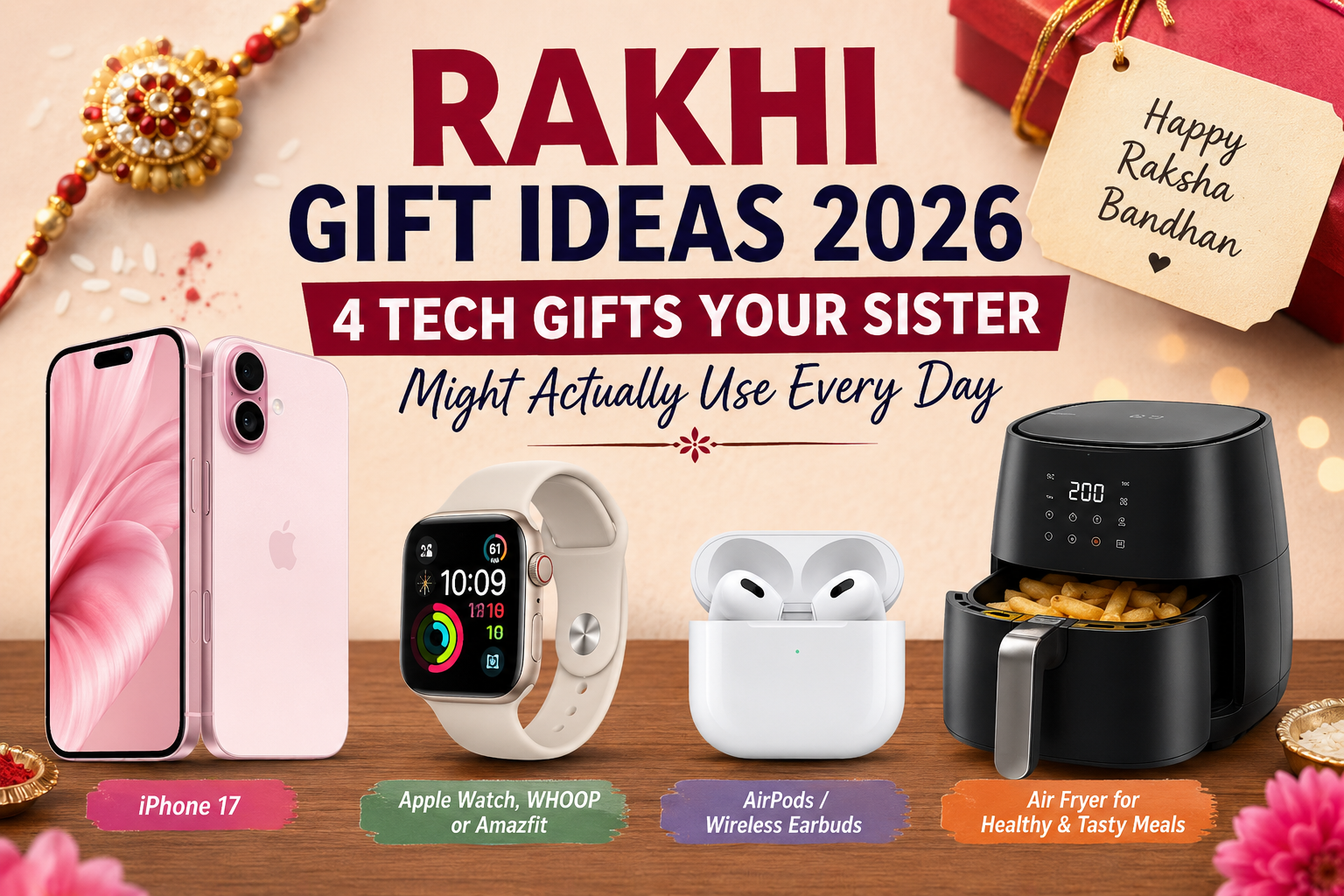Rakhi Gift Ideas 2026: 4 Tech Gifts Your Sister Might Actually Use Every Day